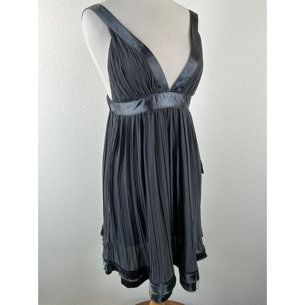 Love Stitch Babydoll Pleated Mini Babydoll Dress Dark Romantic Fairy Grunge S